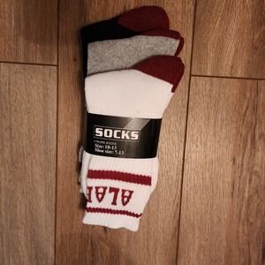 Men's Multi-Color Socks - 3 Pack